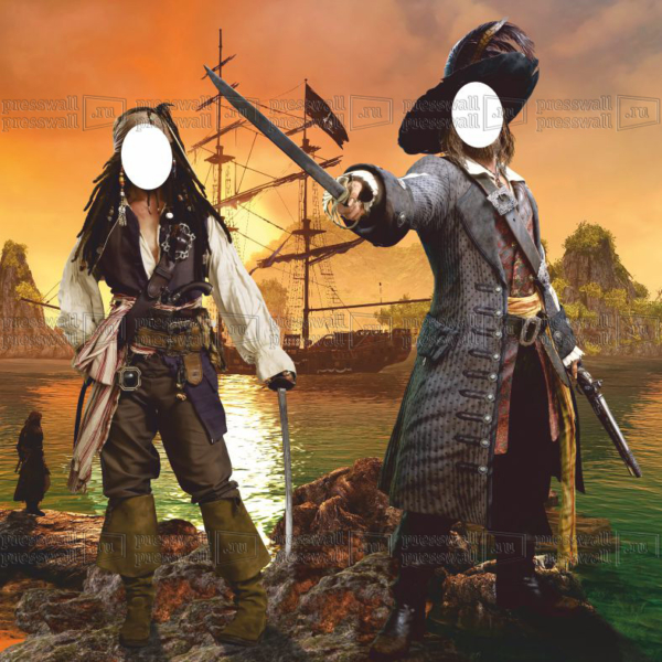 Макет-Тантамареска-пираты